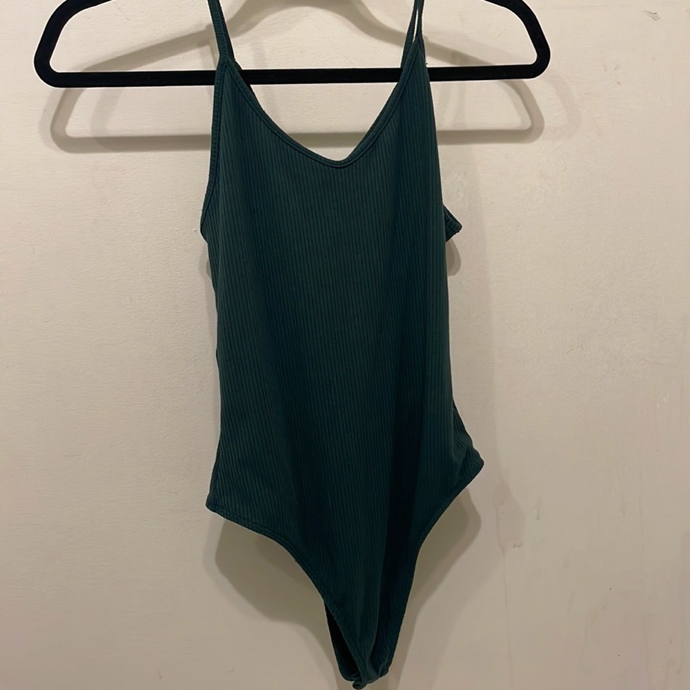 American Eagle green body suit, size medium